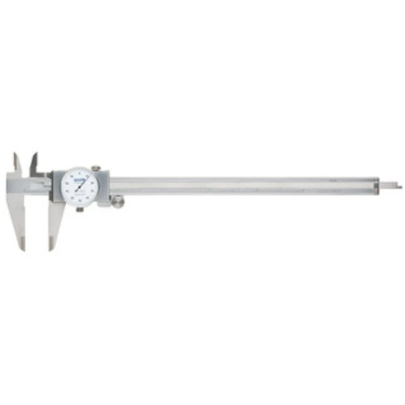 Fowler 0-12 White Face Dial Caliper w/ Thumbroll - 52-008-712